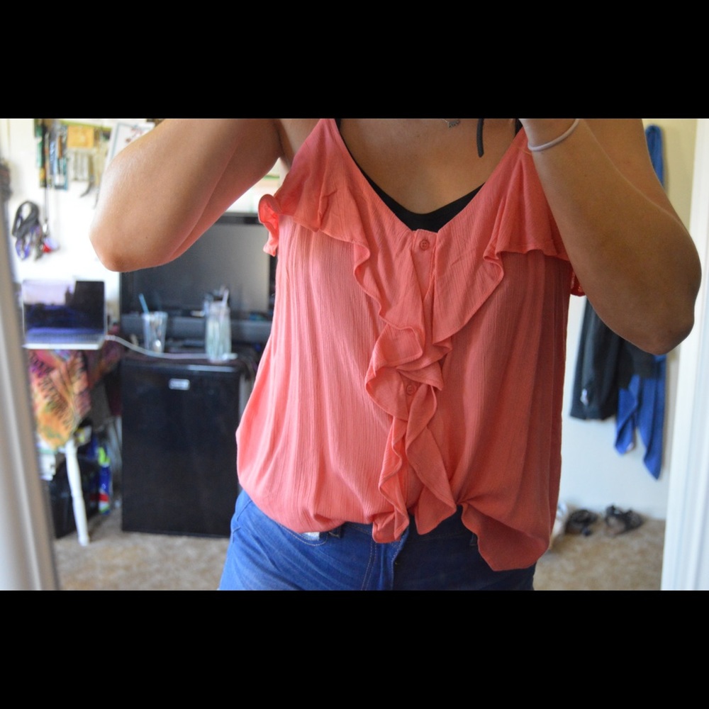 Forever 21 pink tank top blouse